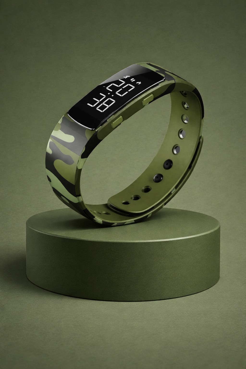 HushSense Silent Vibration Alarm Band with Running Pedometer