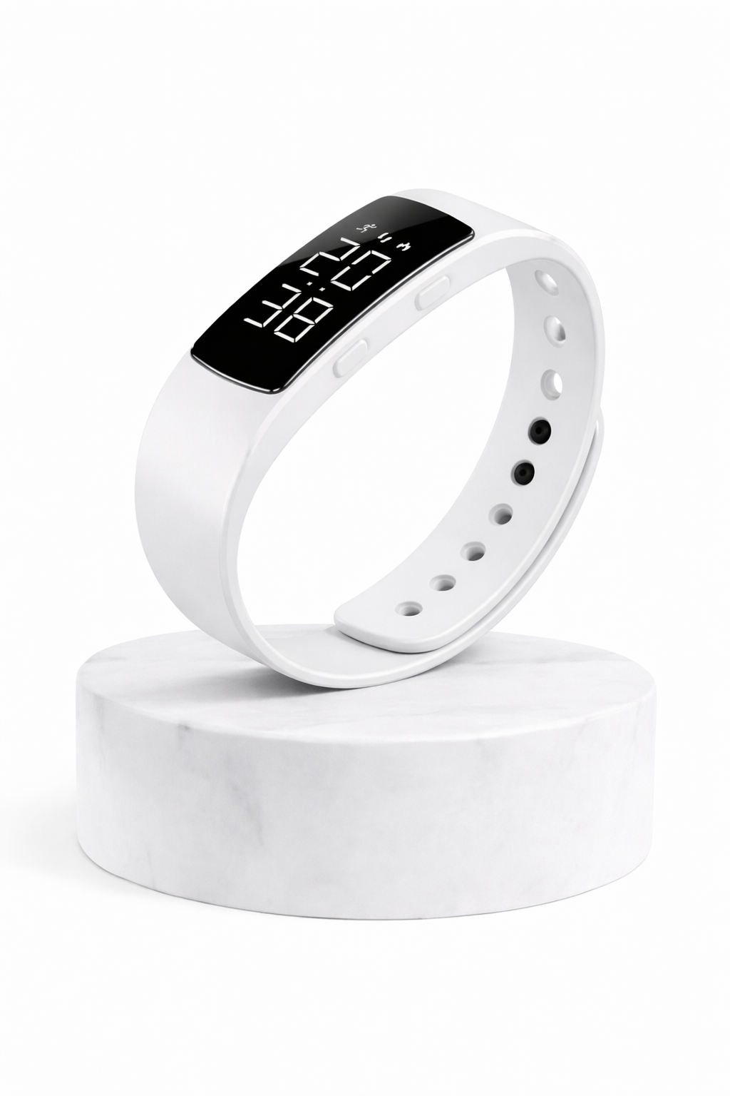 HushSense Silent Vibration Alarm Band with Running Pedometer