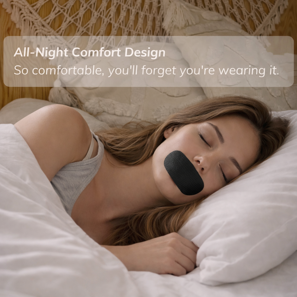 HushSense Breathable Sleep Tape with Perforated Closure