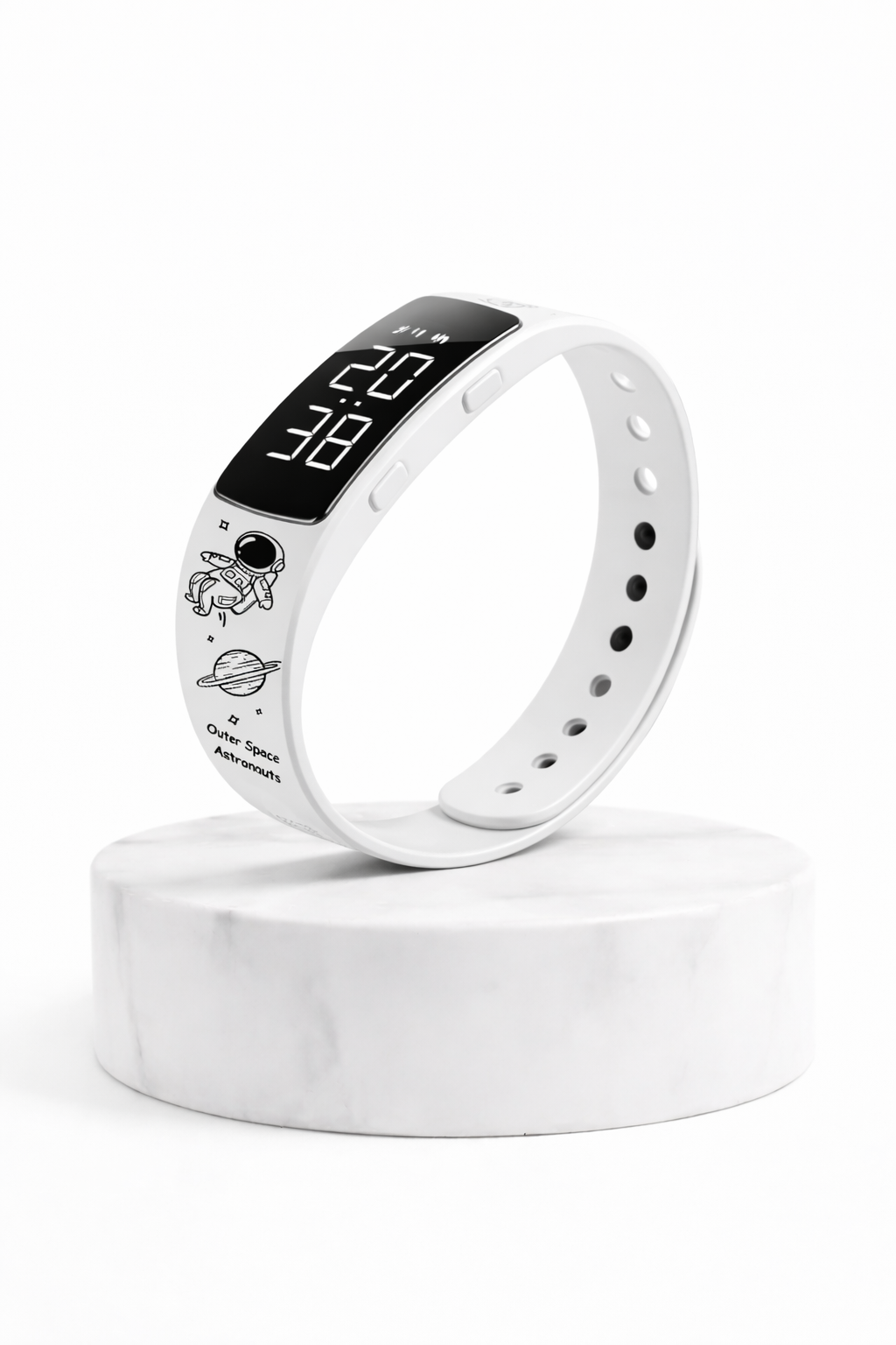 HushSense Silent Vibration Alarm Band with Running Pedometer